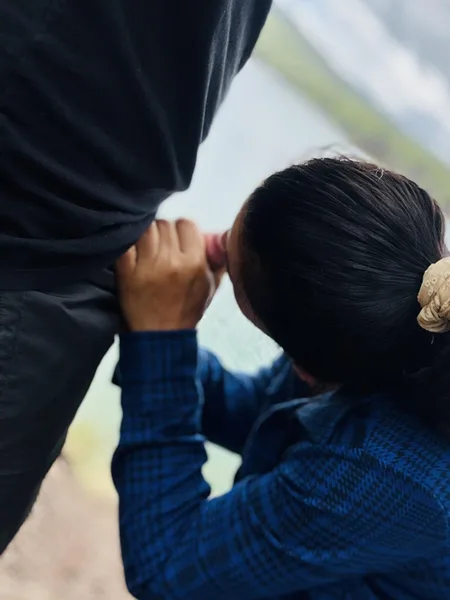 The view of his cock was amazing
